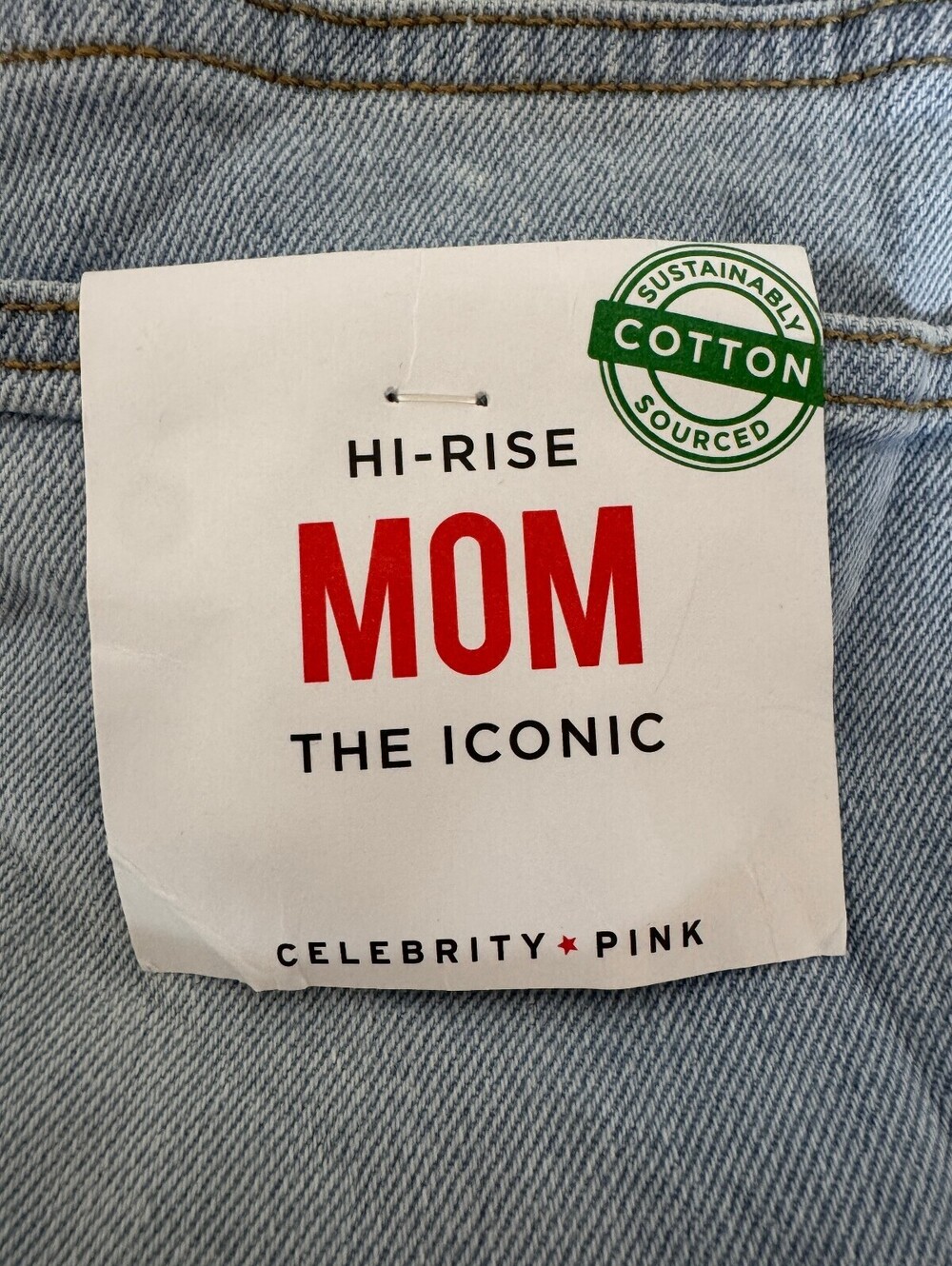 Celebrity Pink Hi-Rise Mom Jean With Tag Size 5/27 (Read)